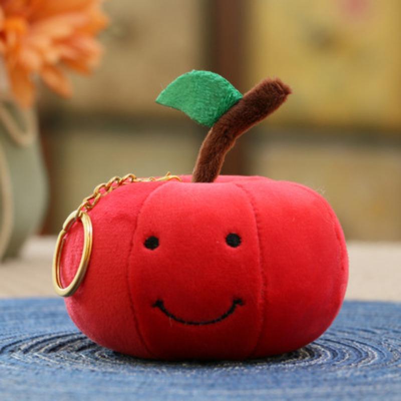 Fruit and Vegetable Plush Pendant Creative Doll Toy Pendant Cute Doll Gift Keychain