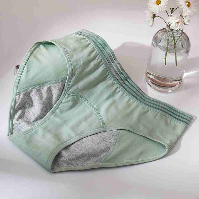 

Женское физиологическое нижнее белье, женские физиологические брюки в полоску с промежностью из чистого хлопка, физиологические брюки с высокой талией