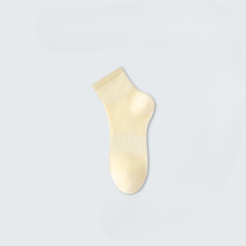Female Summer Mesh Thin Pure Cotton Bacteriostatic Breathable Tube Socks