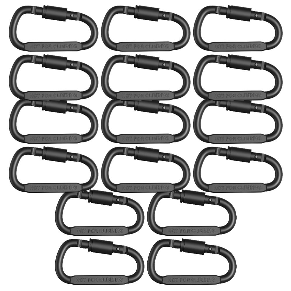 2-20Pcs Mini Carabiner Clips Alluminum Alloy D-ring Buckle Spring Snap Clip Hooks Keychain Carabiner for Keys Climbing Tools