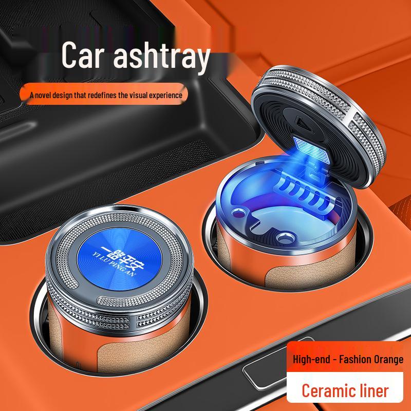 Buick-Compatible Car Ashtray for Regal, LaCrosse, Excelle, Encore, Verano, GL8, GX, Envision, and GL6.