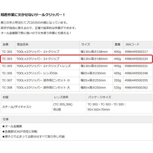 Hobby.SL Hobby Selection Clipper 3-Clip TC-303