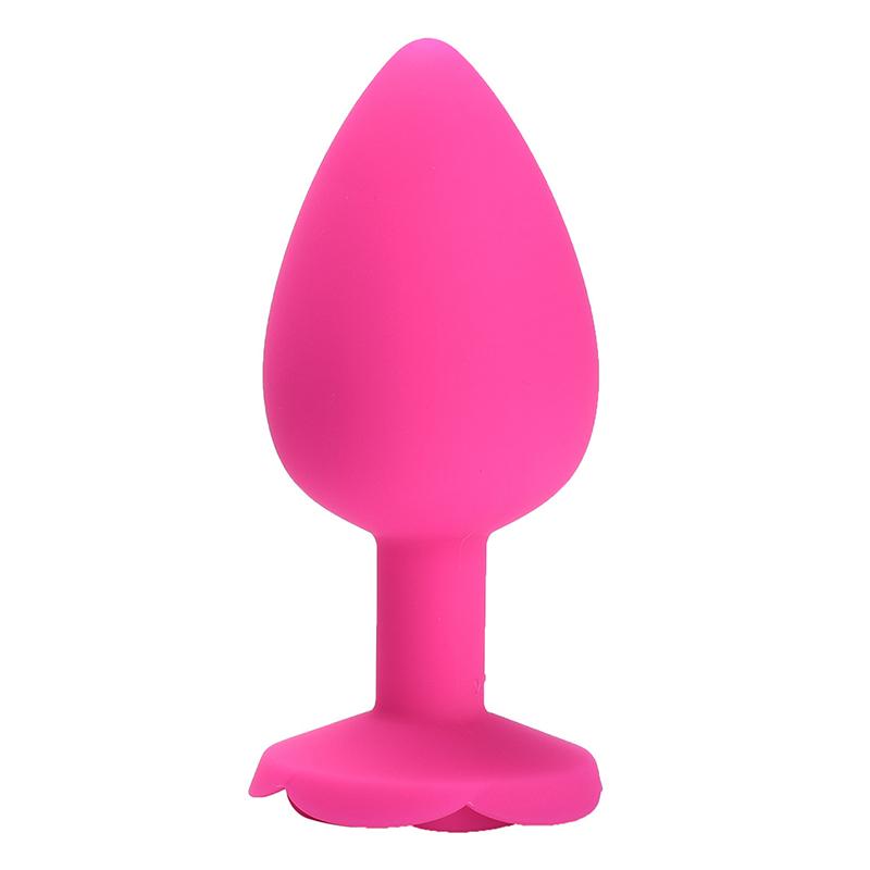 Soft Silicone Rose Flower Anal Plug Set 3 Sizes Beginner To Expert Butt Plug Anus Trainer for Couples Women Men Adult Sex Toys