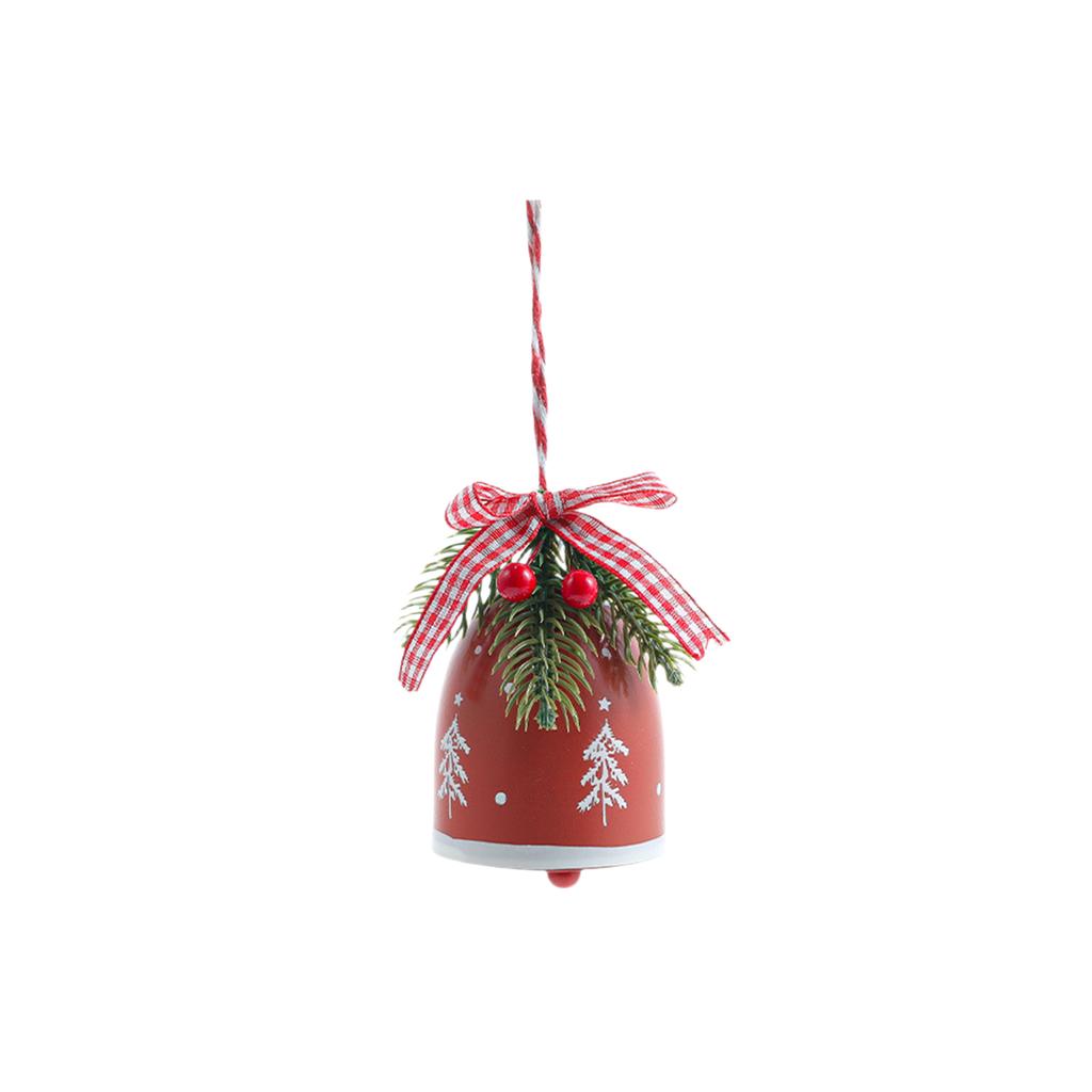 Schmiedeeisen Weihnachtsglocke Schleife Windspiel Weihnachtsbaum Anhänger