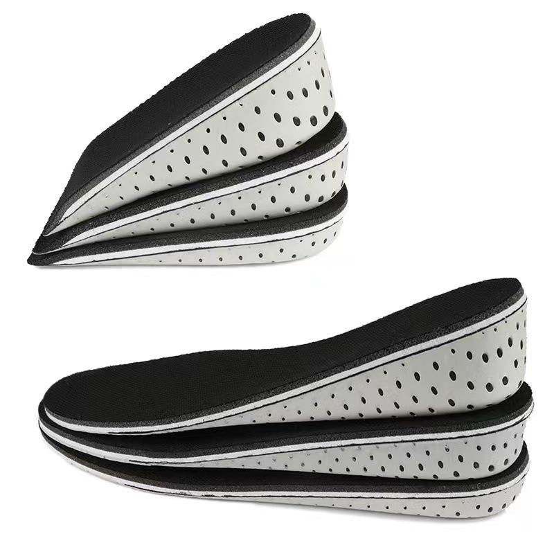 EVA Breathable Height-Increasing Insoles for Men & Women - Full or Half Pads for Casual & Sports Shoes