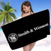 G-Gun S-Smith W-Wesson Bath Towel Microfiber Soft Water Absorbing Breathable For Girl Kids Decorative Cartoon Beach Towel