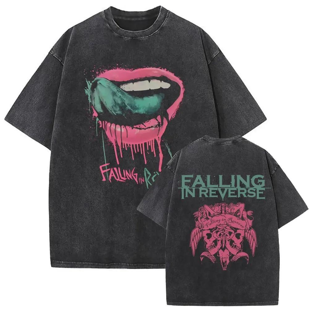 Falling In Reverse TShirts Grpahic Print Heavy Metal Punk Tees Unisex Cotton XL