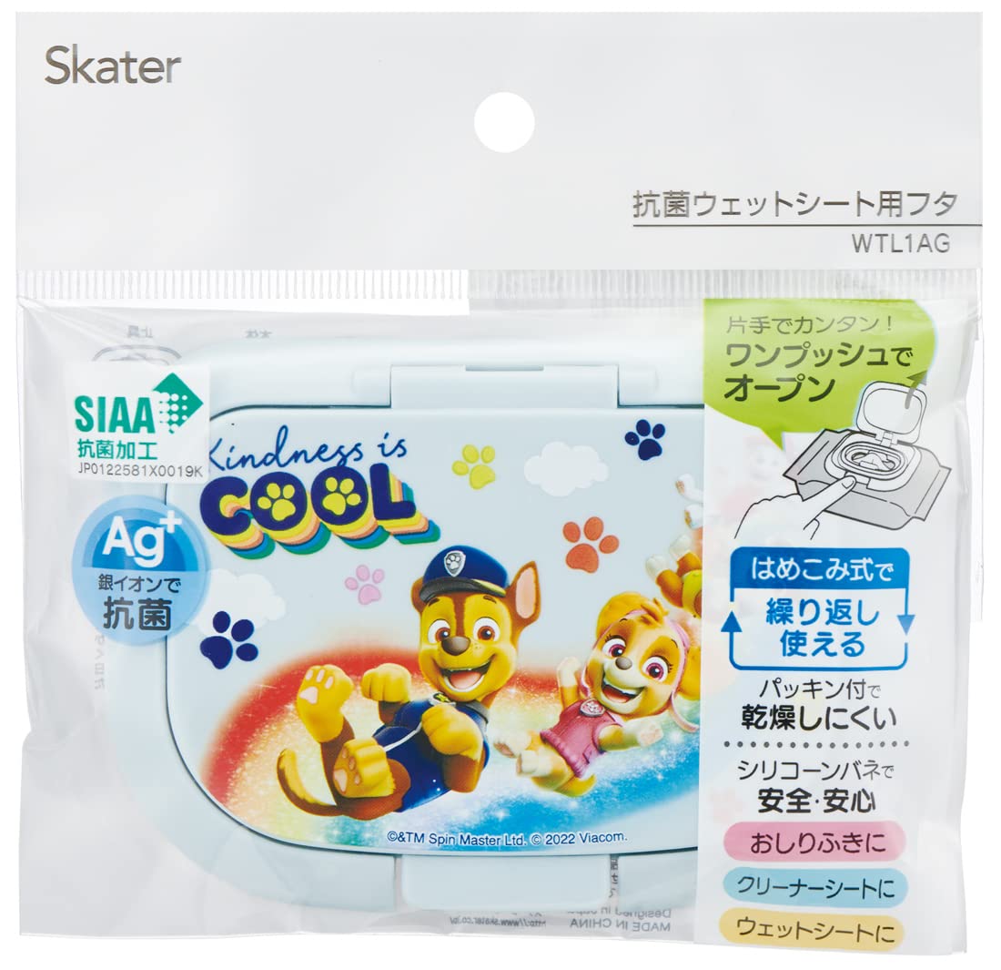 

Skater Wet Wipe Baby Wipe Hand Wipe Lid Paw Patrol Disney Lid, Lid, Cover, WTL1AG-A