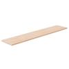 342923 vidaXL Shelf Panel 100x20x1.5 Cm Solid Untreated Oak Wood