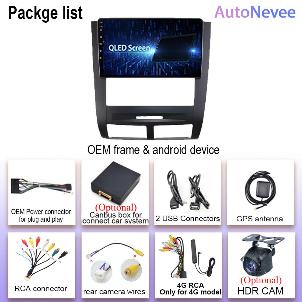 Android For SSANGYONG Rexton 2002 - 2006 Multimedia Car Rideo Player Carplay DVD Autoradio Screen 4G WIFI GPS Navigation No 2din