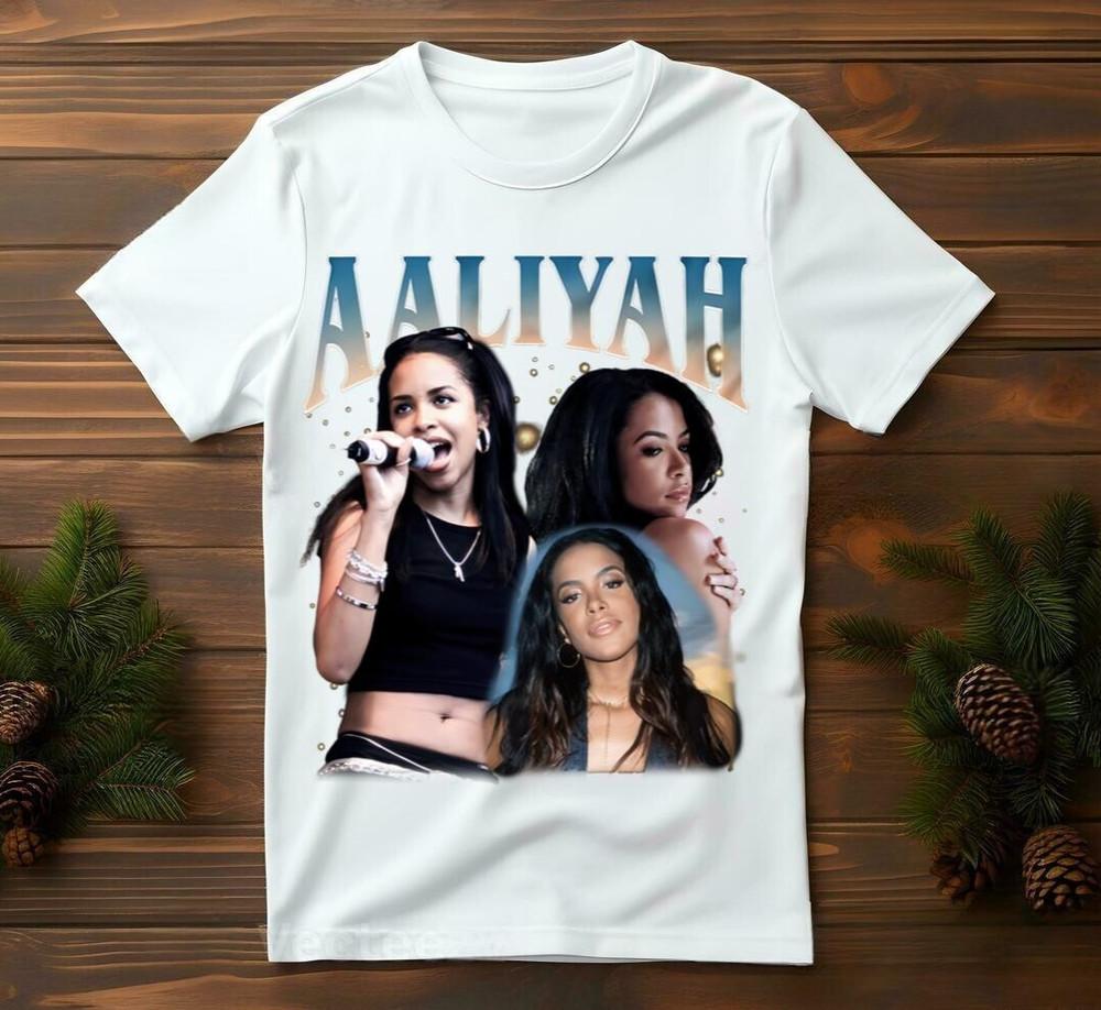 Футболка Aaliyah, посвященная наследию классического R&B, в ретро-стиле, Унисекс футболка Унисекс футболка S