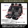 RiNan. Universal Car Seat Covers for Kei Cars, Mira e:S, N Box, Hustler, and Alto, Stretchable, Stain-Resistant, and Fade-Resistant, Full Seat Set, Be