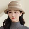 Hat women's autumn and winter woolen top hat thickened cloth basin hat casual bucket hat