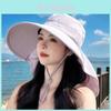 Summer Sun Protection Fisherman Hat With Wide Brim For Adults And Kids Outdoor Sunshade Cap