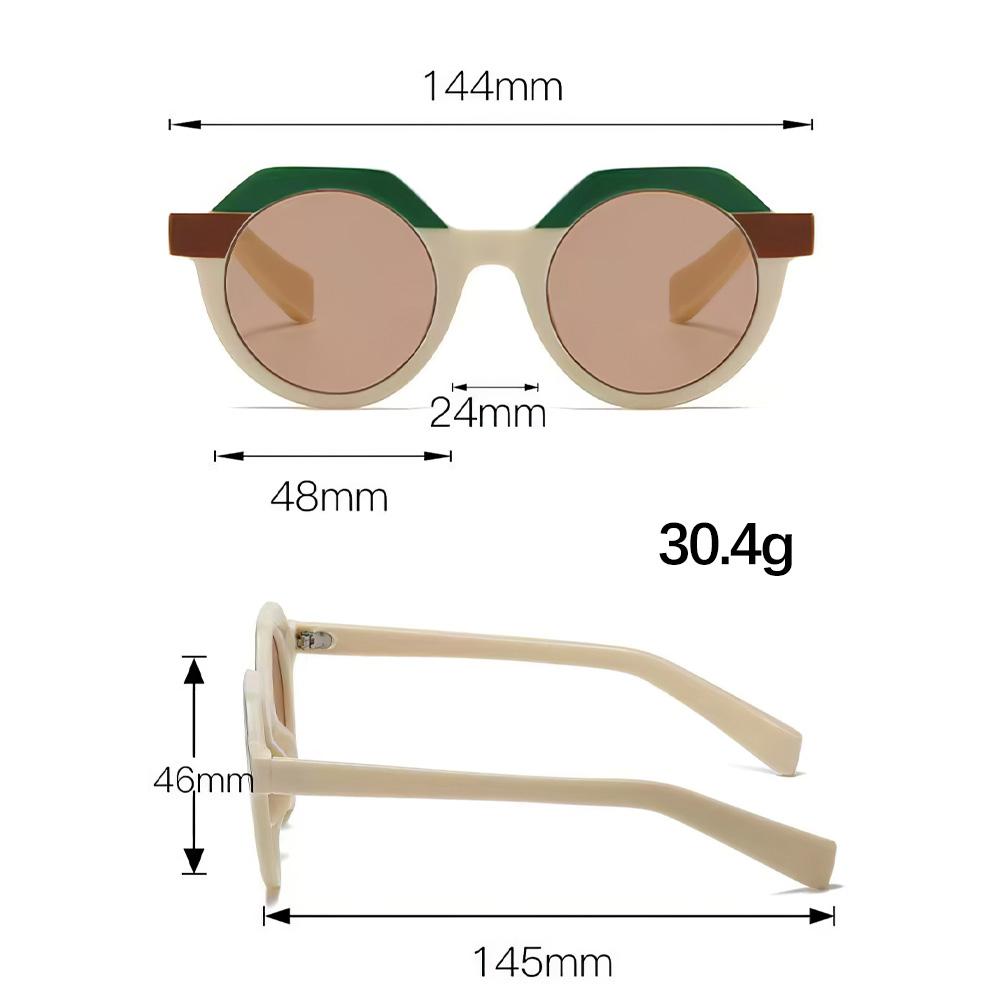 New In Retro Fashion Frame Sunglasses For Women Blue Light Blocking Shades Uv400 Sun Glasses Vintage Decorative Sun Glasses