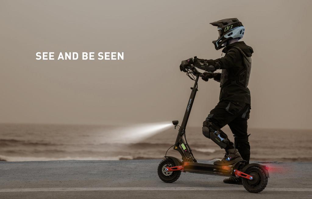 JOYOR T10 Foldable Electric Scooter 10" Tires 1000W*2 Dual Motors 60V18Ah Battery 60km/h Max Speed 75km Max Range