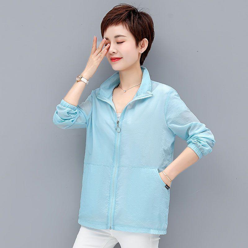 Women's Sun Protection Clothing for Summer Loose Middle-aged and Elderly Outdoor UV Protection Sun Protection Clothing