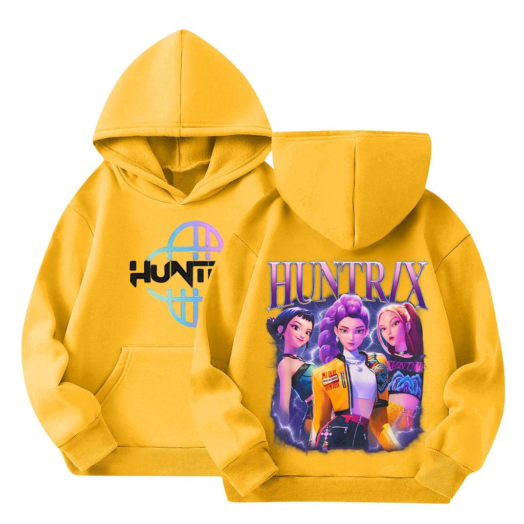 Children's Hooded Gradient Printed Long Sleeved Sweatshirt Loose Sweatshirt Sweatshirt