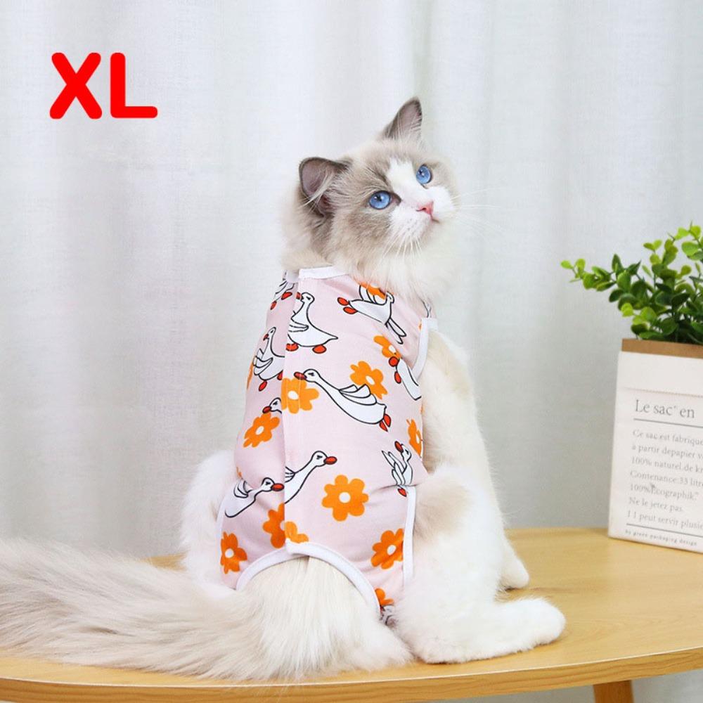 Print Pet Surgery Suit Anti-scratch Anti-licking Clothes Durable Weaning Suit