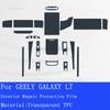 For GEELY GALAXY L7 Navigation Sticker Center Console Gear Panel Screen TPU Car Interior Protective Film