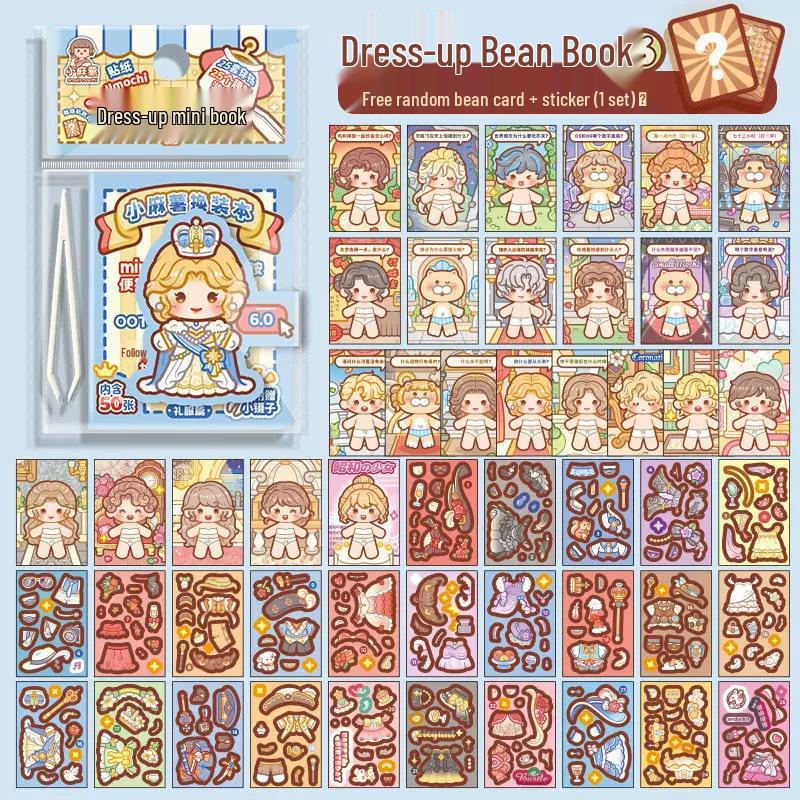 Little Mochi 6.0 Outfit: Complete Children's DIY Miniature Scene Decoration Sticker Set