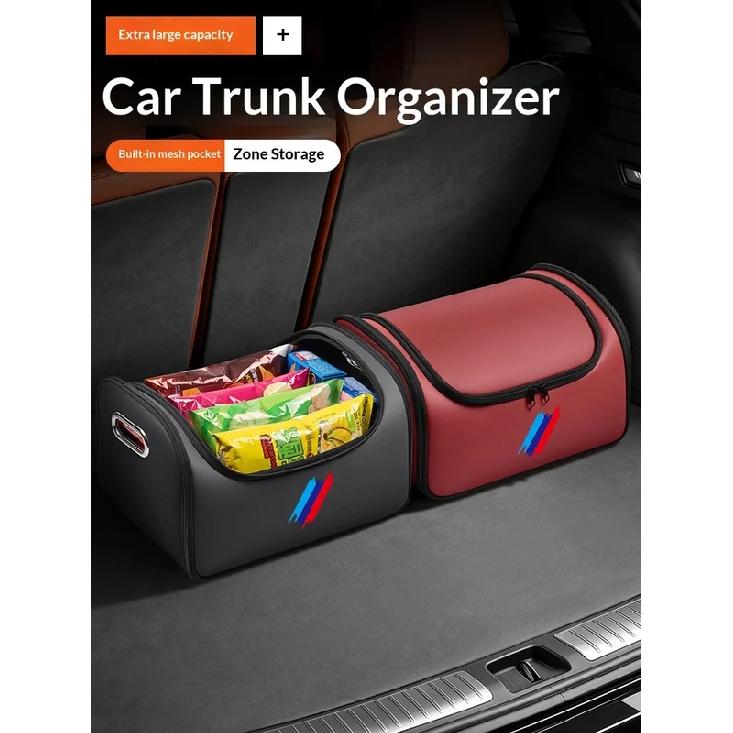 Car Trunk Organizer Storage Box Seat Storage Bag with Built-in Pocket For BMW X1 X3 X5 X7 E46 E60 E70 E82 E92 G10 G30 F10 F30