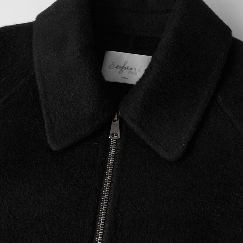 Eifini Women's Fashion Short Wool Blend Overcoat