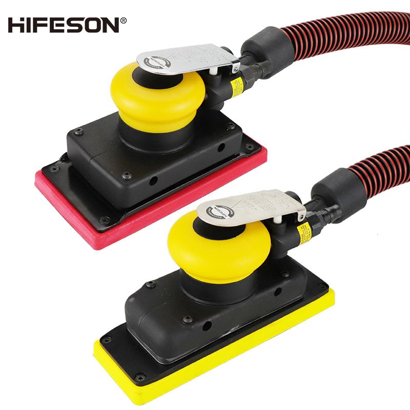 Rectangular Pneumatic Dry Sander Car Paint Putty Sander 70*198mm Sandpaper Machine Suitable For Automobile