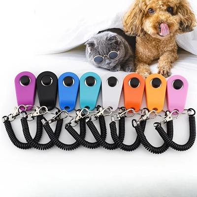 Dog Cat Pet  Training Clicker With Wrist Strap Training Supplies For Dogs Cats Pet Training Clicker Dog Supplies Dog Trainings