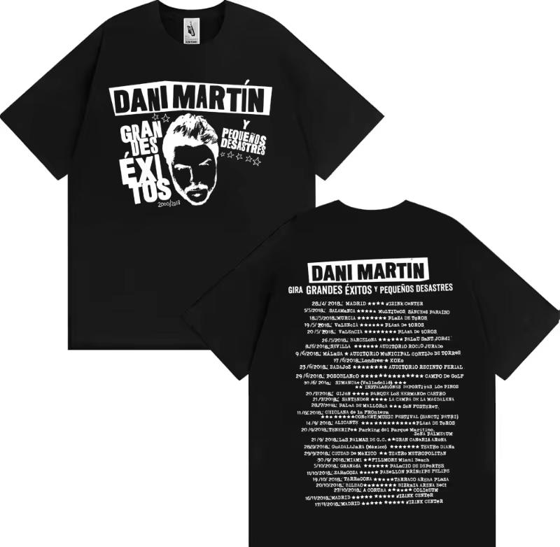 Dani Martin 25th Anniversary Album Merch T shirt Unisex Hip Hop Streetwear Loose Soft Cotton Unisex And Unisex TShirt