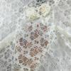 Spring/Summer Floral Lace Fabric for Women's Wedding and Evening Dresses, Cheongsams - Breathable & Non-Elastic Polyester.