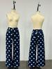 Women's Dark Polka Dot Casual Jeans