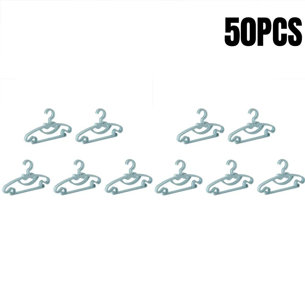 5-50Pcs Baby Hangers Plastic  Clothes  Hanger for Nursery Children Hangers Toddler Infant Portable Coats  Rack Baby clothes Bra