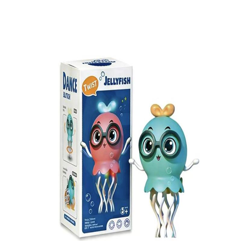 Dancing Jelly Fish Toy Smart Tentacle Explorer With Led Lights Music Automatic Obstacle Sensor Toy