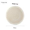 4Pcs/Set Braided Placematwashable Pp Heat Resistant Table Place Mat For Kitchen Xmas Dining Table Party Decor