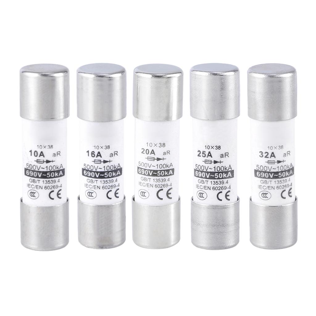 Upgrades Ceramic Fuses set Ceramic Electrical Fuses set Fast Blow Ceramic Fuses set Secure Your Electrical Installations