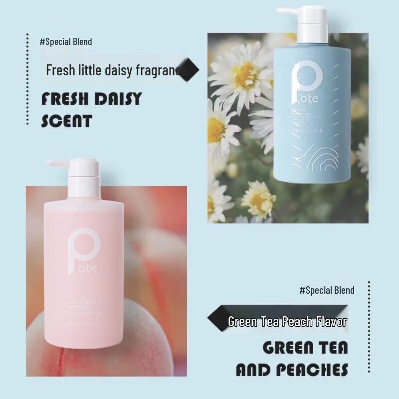 Berti Sea Salt & Energetic Peach Shower Gel Twin Pack