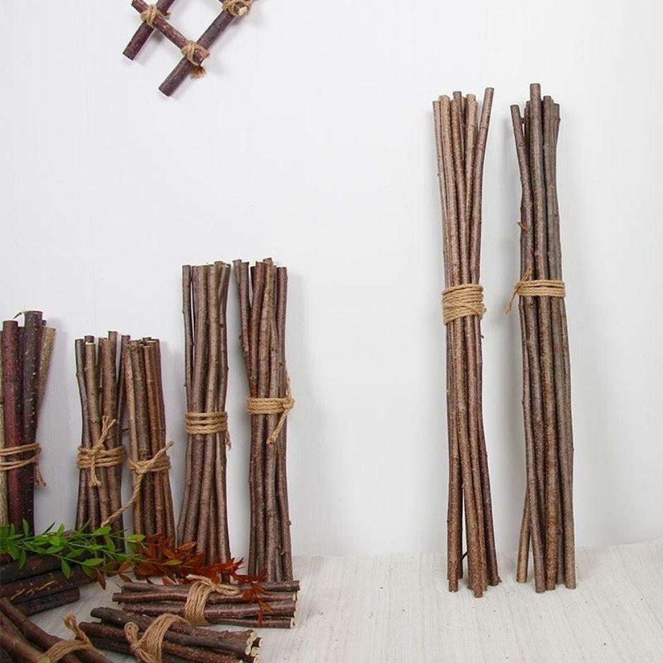 Handmade DIY Wooden Sticks and Branches for Crafts and Kindergarten Projects