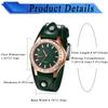 Watch Bracelet Punk Leather Belt Analog Waterproof Leather Belt Casual Business Fashion Watch Green Accessories Birthday Christmas Day Present Women's