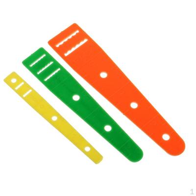 3 pezzi guide elastiche in plastica scivola infila 7,5 mm, 8,7 mm e 10 mm infila elastico/nastro/borsa