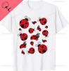 Adorable Ladybugs Everywhere Tshirt Women Girls Kids TShirt Cotton Unisexs Clothing Kawayi Graphic T Shirts Camiseta Hombre