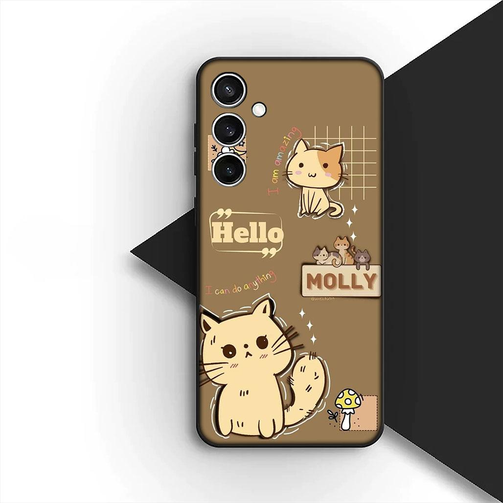 

Kitten Cat Meow Silicone Cover for Apple iPhone 17 Pro XS Max Air XR 6 Plus X 5 + SE 2022 SE2 6+ Coque Phone Case iPhone17 Pro