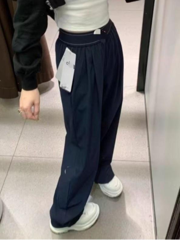 Women's AIO Yoga Pants: High Waist, Straight, Casual, Loose Wide-Leg, Versatile, Quick-Dry Sports Pants
