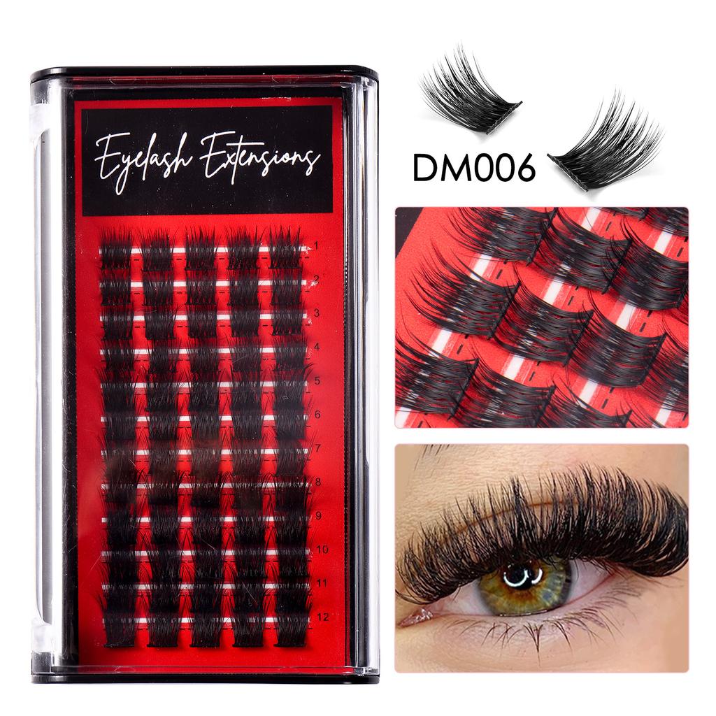Segmented Single-Cluster False Eyelashes, Large-Capacity Daily Makeup, Multiple Hair Grafting Eyelashes