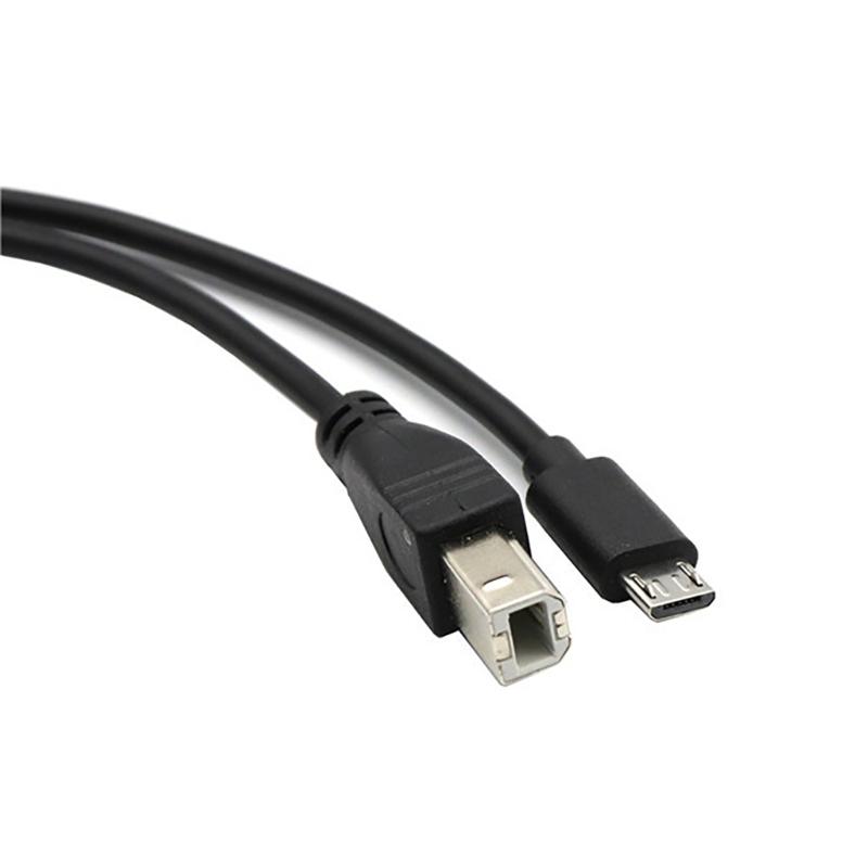 Reliable MicroUSB To USB B Printer Cable Works with Printers, Scanners, Keyboards