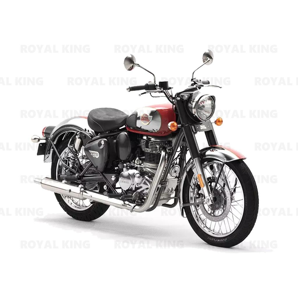 Royal Enfield New Classic 350 Reborn "Black Gloss Right Side Panel"