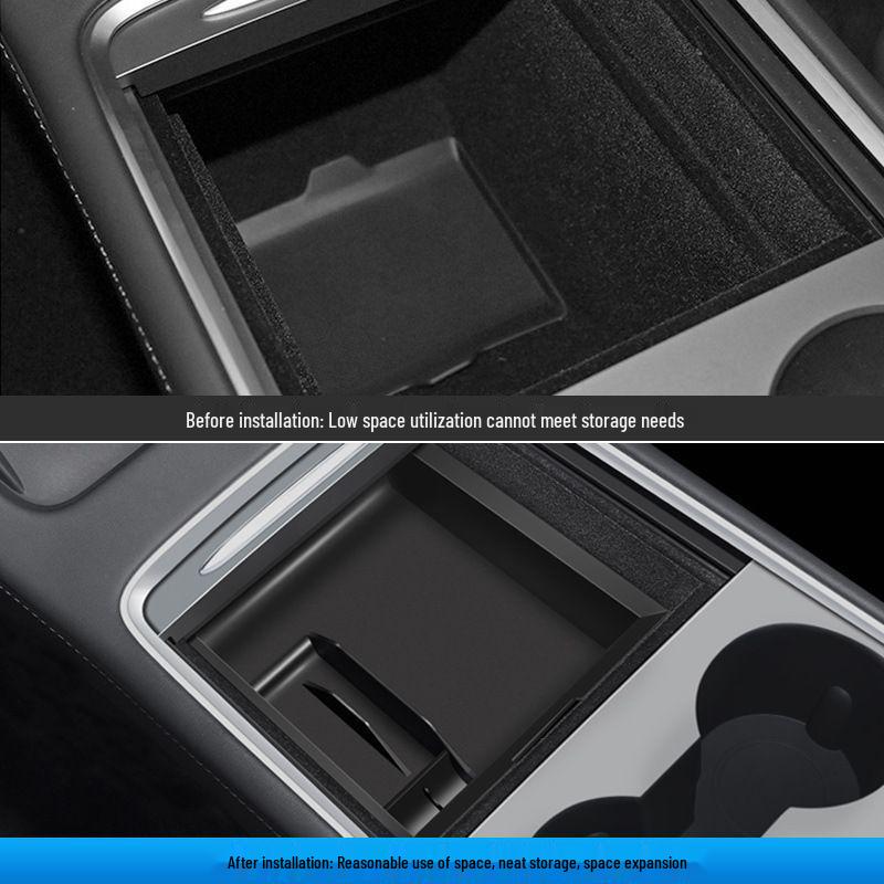 Refreshed Tesla Model Y 3/6-Seater Center Console Armrest Storage Box