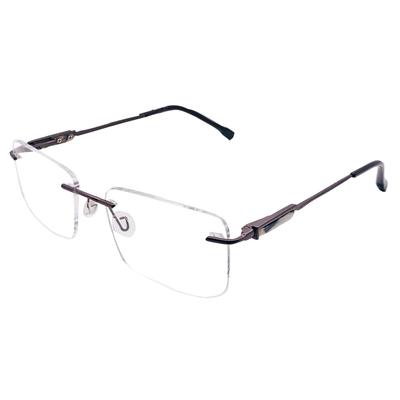 RSINC RimLess Frame/eyeglass Metal & Plastic For Men And Women, Titex Copper Brown 224808 53-17-140 | IB 21 | N1 Titex Copper Brown 224808 | IB 21