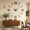 Wooden oak wall clock EKO 130cm
