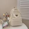 Schoolbag Japanese Simple Ins Niche Schoolbag Girls, Junior High School High School College Students Backpack Light Commuter Travel Backpack